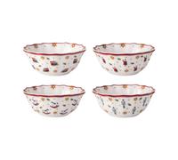 Villeroy & Boch Bol Toy's Delight 4 pièces Blanc-rouge