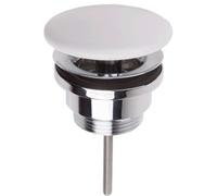 Villeroy & Boch bonde d'écoulement avec cache céramique plat non fermable CeramicPlus stone white 680800rw