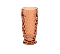 Villeroy & Boch - Boston Apricot Verre À Long Drink, Cristallin Coloré Orange, Contenance 300 Ml