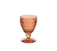 Villeroy & Boch - Boston Apricot Verre À Vin Blanc, Cristallin Coloré Orange, Contenance 125 Ml