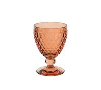 Villeroy & Boch - Boston Apricot Verre À Vin Rouge, Cristallin Coloré Orange, Contenance 200 Ml