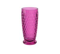 Villeroy & Boch - Boston Berry verre à long drink, 300 ml, verre en cristallin pour les cocktails, résistant au lave-vaisselle, rose