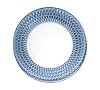 Villeroy & Boch - Boston col. assiette de présentation blue, magnifique assiette filigrane avec accent bleu, verre de cristal