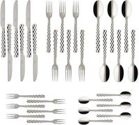 Villeroy & Boch Boston Couverts de table pour 6 personnes maximum, 30 unités, Acier inoxydable