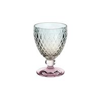 Villeroy & Boch - Boston Pearl verre à vin rouge, aux éclats multicolores, résistant au lave-vaisselle, verre à vin, verre pour le vin rouge, verre multicolore, verre exceptionnel, cristallin