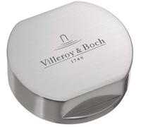 Villeroy und Boch capuchon 940526L7 laiton acier inoxydable brossé, rond, pour poignée tournante simple