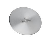 Villeroy & Boch Cache-bonde match0 962415LC Inox massif Ø 90 mm