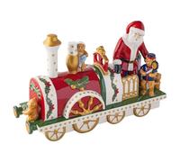 Villeroy & Boch - Christmas Toy’s Memory Locomotive Multicolore, Noël, décoration intérieure de Noël, Figurine pour Table, étagère et Rebord de fenêtre, Figurine décorative, Porcelaine