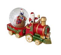 Villeroy & Boch - Christmas Toys, Boule à Neige Grande, Train, 22 x 8,5 x 12,5 cm, Porcelaine/Verre, Multicolore