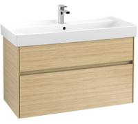 Villeroy & Boch Collaro armoire 95.4x44.4x54.6 cm sous-lavabo suspendu chêne C01100VJ