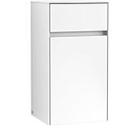 Villeroy & Boch Collaro armoire côté C03201MS 40.4x74.8x34.9cm, charnières à droite, White Matt