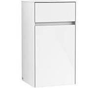 Villeroy & Boch Collaro armoire latérale C03200DH 40.4x74.8x34.9cm, charnière gauche, Glossy White