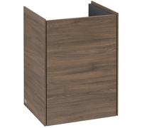 Villeroy & Boch Collaro armoire sous lavabo, 1 porte butée à gauche, 410x546x344mm, C00500VH, Couleur: Façade/carcasse : Chêne Arizona, poignée : Graphite