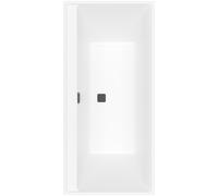 Villeroy & Boch Collaro baignoire rectangulaire 160x75cm - avec vidage de baignoire stone white uba160cor2nv-rw