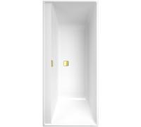 Villeroy & Boch Collaro baignoire rectangulaire 170x75cm - avec vidage de baignoire gold white uba170cor2jv-01