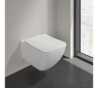 Villeroy & Boch Collaro Combi-Pack WC suspendu cuvette à fond creux 4626HSR1 DirectFlush, blanc C-plus