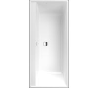 Villeroy & Boch Collaro Duo Baignoires rectangulaires, à encastrer, vidage et trop-plein doré, 1900x900x470mm, UBA199COR2JV-RW, Couleur: Blanc de pierre