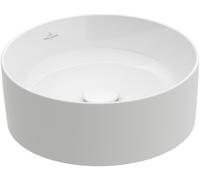Villeroy & Boch Vasque à poser Collaro 4A184001 Ø 40 cm sans trop-plein Blanc Alpin