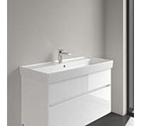 Villeroy & Boch Lavabo Collaro 4A33A5RW pierre blanche CéramiquePlus avec robinet et trop-plein
