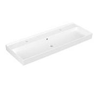 Villeroy & Boch Collaro lavabo 4A33C4RW pierre blanche c-plus, avec robinet et trop-plein