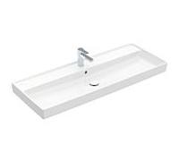 Villeroy & Boch Collaro Lavabo 4A33C501 1200 x 470 x 160 mm, Blanc Alpin, avec trop-plein