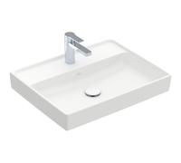 Villeroy & Boch COLLARO Lavabo 60x16x8.5cm sans trop-plein 1 trou de robinet Ceramic+ Stone White 4a3361rw