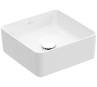 Villeroy und Boch Collaro poser 4A2138R1 sans trop-plein, 38x38cm, blanc C-plus