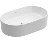 Villeroy und Boch Collaro vasque à poser 4A1956R1 sans trop-plein, 56x36cm, blanc C-plus