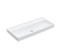Villeroy & Boch Collaro - Lavabo pour meuble 1000x470mm sans trous de robinetterie sans trop-plein stone white avec CeramicPlus
