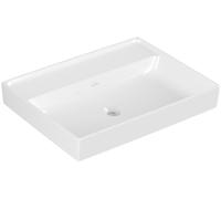Villeroy & Boch Lavabo Collaro 4A336301 60x47 cm sans trop-plein, sans trou pour robinetterie blanc