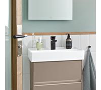 Villeroy und Boch Collaro Lavabo 433450RW 500 x 400 x 150 mm, Stone White CeramicPlus, avec trop-plein
