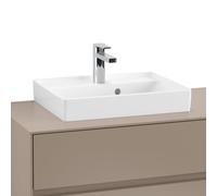 Villeroy & Boch Lavabo Collaro 43345GRW avec trop-plein fond inférieur 50x40cm pierre blanche C-plus
