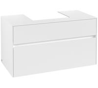 Villeroy & Boch Collaro Villeroy & Boch C01600MS 100x54.8x50cm, lavabo au milieu, White Matt