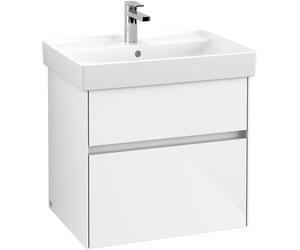 Villeroy & Boch Collaro meuble sous-lavabo - 60,4x54,6cm - 2 tiroirs Glossy white C00900DH