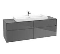 Villeroy & Boch Collaro meuble sous lavabo C03100FP, 1600x548x500 mm, Glossy Grey