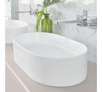 Villeroy & Boch Vasque à poser Collaro 4A195601 ovale 560×360×145 mm Blanc Alpin sans trop-plein