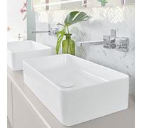 Villeroy & Boch Vasque à poser Collaro 4A2056R1 56 x 36 cm sans trop Blanc Alpin CeramicPlus