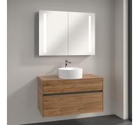 Villeroy & Boch Collaro Vasque avec meuble Embrace et armoire de toilette My View 14, 4A1840R1+A95600RH+A4221000, My View 14
