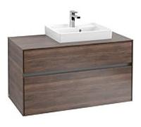 Villeroy & Boch Collaro Villeroy & Boch C01500VH 100x54.8x50cm, lavabo à droite, Arizona Oak