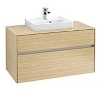Villeroy & Boch Collaro Villeroy & Boch C01600VJ 100x54.8x50cm, lavabo au milieu, Nordic Oak