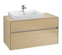 Villeroy & Boch Collaro Villeroy & Boch C01700VJ 100x54.8x50cm, lavabo à gauche, Nordic Oak