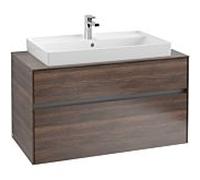 Villeroy & Boch Collaro Villeroy & Boch C02000VH 100x54.8x50cm, lavabo au milieu, Arizona Oak