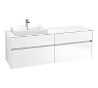 Villeroy & Boch Collaro Villeroy & Boch C02200MS 160x54.8x50cm, meuble gauche, White Matt