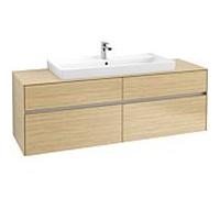 Villeroy & Boch Collaro Villeroy & Boch C03100VJ 160x54.8x50cm, lavabo au milieu, Nordic Oak