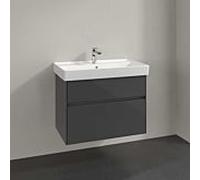 Villeroy & Boch Collaro Villeroy & Boch vasque C01000FP 75,4x54,6x44,4cm, Glossy Grey