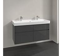 Villeroy & Boch Collaro Villeroy & Boch vasque C01200FP 115.4x54.6x44.4cm, Glossy Grey