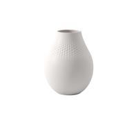 Villeroy & Boch Collier Blanc Vase Perle n°2, 16x16x20 cm, Porcelaine Premium, Blanc