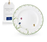 Villeroy & Boch - Colourful Spring Assiette 27 Cm, Garanti Lave-Vaisselle, Compatible Micro-Ondes, Vaisselle, Décorations De Pâques, Déco De Pâques, Porcelaine Premium, Blanc/Multicolore