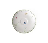 Villeroy & Boch - Colourful Spring Sous-Tasse 14 Cm, Garanti Lave-Vaisselle, Compatible Micro-Ondes, Soucoupe, Décorations De Pâques, Déco De Pâques, Porcelaine Premium, Blanc/Multicolore