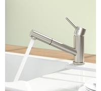 Villeroy & Boch Como Window Mitigeur de cuisine à installer sous une fenêtre, extractible, pivotant, 925800LC,